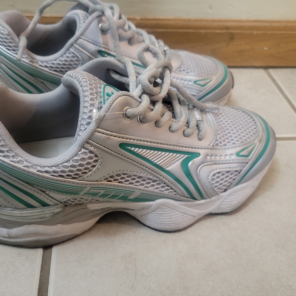 Steve Madden Gray and Green Men's Sneakers